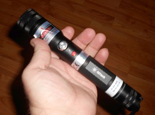  Size of product w/hand to show scale