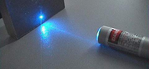 Blue laser pointer