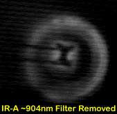 Camera's eye view of early IR LED