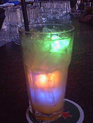 Litecubes in a drink