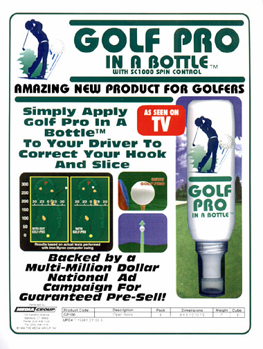 Golf Pro in a Bottle