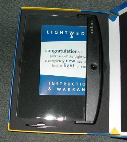 LightWedge Book Light